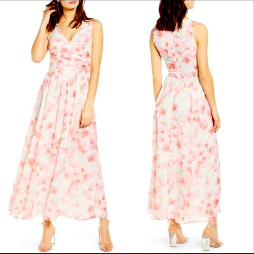 LEITH Floral Maxi/Midi Dress NWT